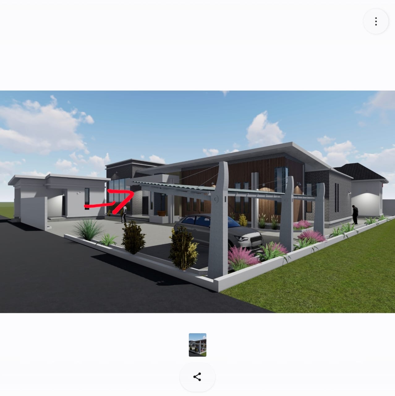 Modern Bungalow with Carport